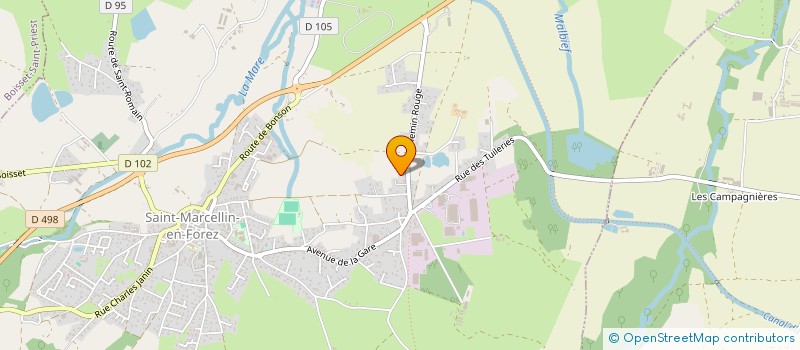 localisation de l'entreprise MAISON 16  SAINT-MARCELLIN-EN-FOREZ