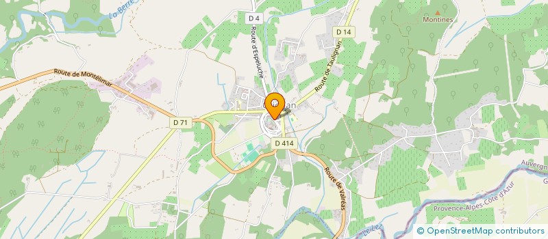 localisation de l'entreprise MAISON 1626  GRIGNAN