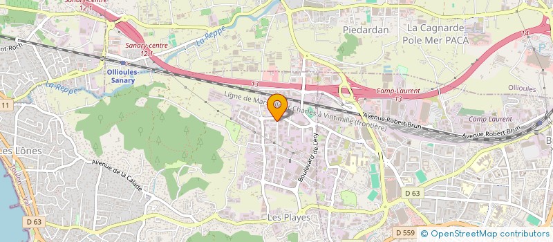 localisation de l'entreprise MAISON 2000 à SIX-FOURS-LES-PLAGES