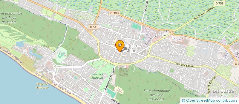 localisation de l'entreprise MAISON 20NS  SAINT-JEAN-DE-MONTS