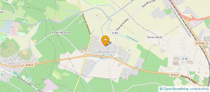 localisation de l'entreprise MAISON 22  MONTESCOT