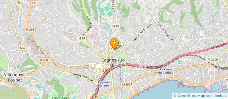 localisation de l'entreprise MAISON 32  CAGNES-SUR-MER