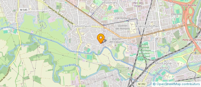 localisation de l'entreprise MAISON 3L  ECKBOLSHEIM