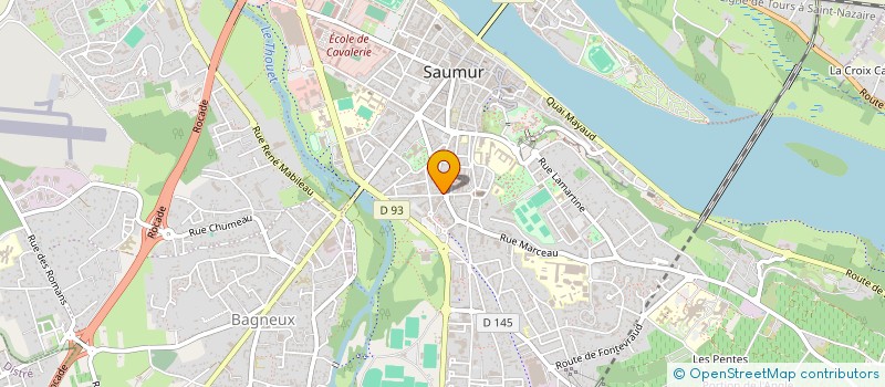 localisation de l'entreprise MAISON 4 RUE HOCHE  SAUMUR