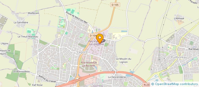 localisation de l'entreprise MAISON 412  LAGORD