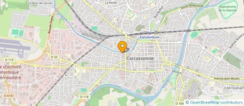 localisation de l'entreprise MAISON à CARCASSONNE