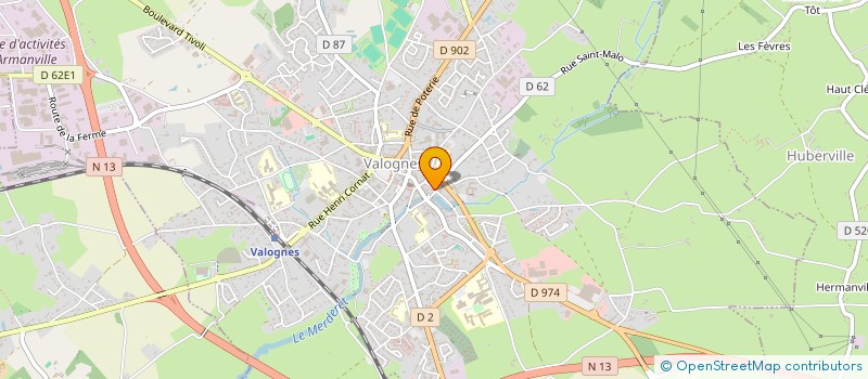 localisation de l'entreprise MAISON 4C  VALOGNES