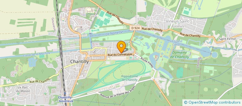 localisation de l'entreprise MAISON 52  CHANTILLY