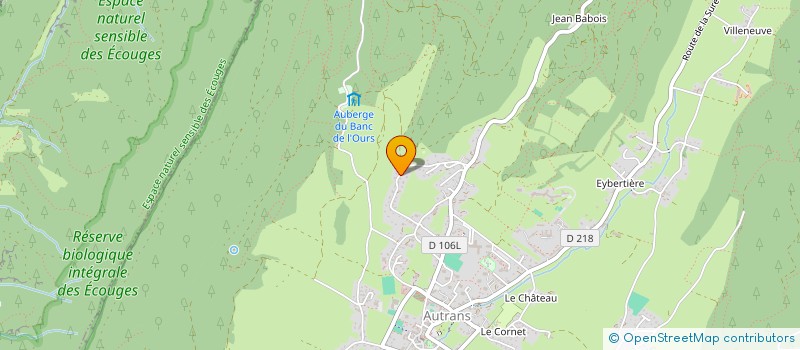 localisation de l'entreprise MAISON 676  AUTRANS-MEAUDRE EN VERCORS