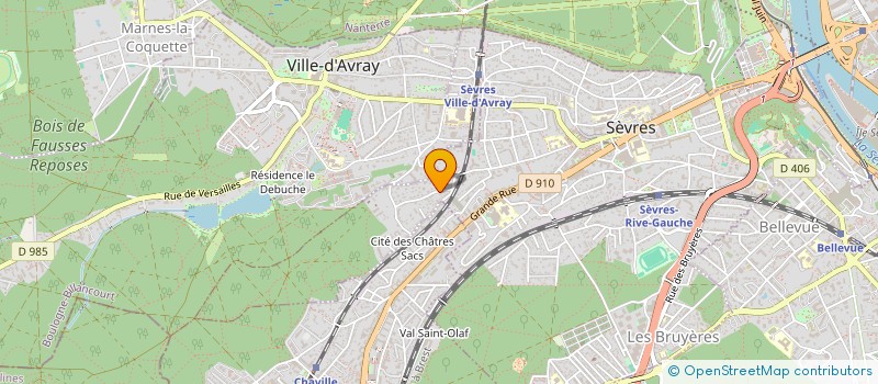 localisation de l'entreprise MAISON 79 à SEVRES