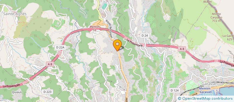 localisation de l'entreprise MAISON 916  MENTON