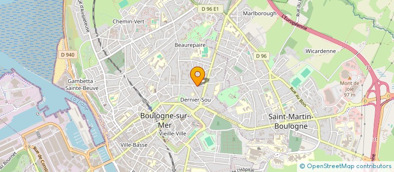 localisation de l'entreprise MAISON ACCUEIL ENFANTS PARENTS à BOULOGNE-SUR-MER