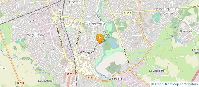 localisation de l'entreprise MAISON ACCUEIL POUR PERSONNES AGEES à LA ROCHE-SUR-YON
