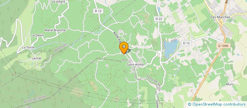 localisation de l'entreprise MAISON ADRIEN VACHER à PORTE-DE-SAVOIE