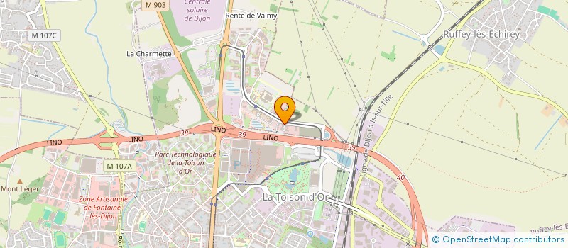 localisation de l'entreprise MAISON ADRIEN VADOT  DIJON