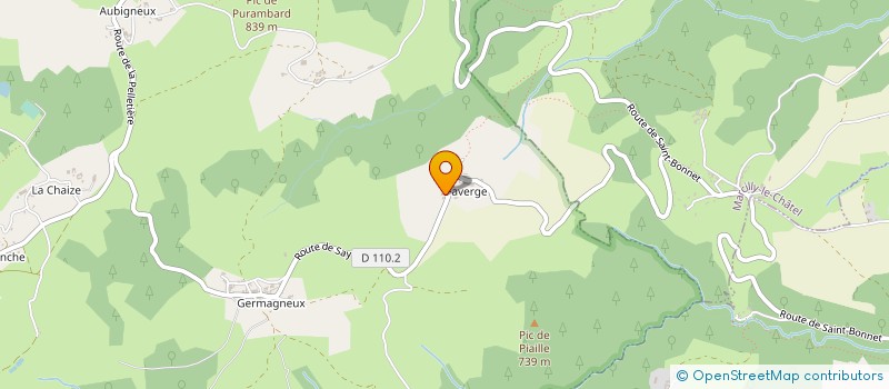 localisation de l'entreprise MAISON AGRI TP  SAINT-BONNET-LE-COURREAU