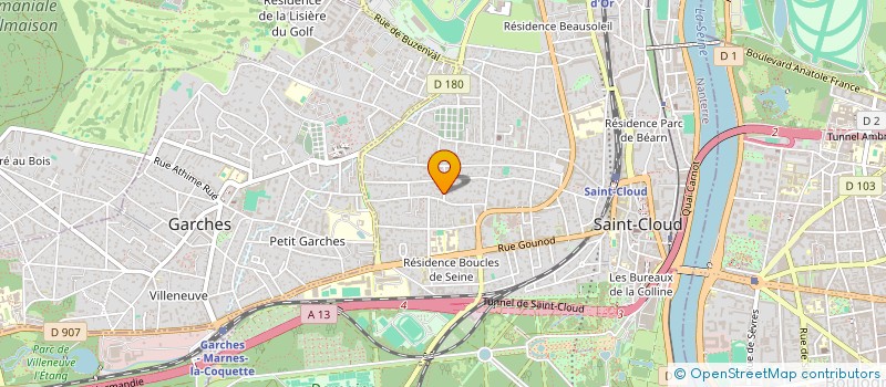 localisation de l'entreprise MAISON AIME à SAINT-CLOUD