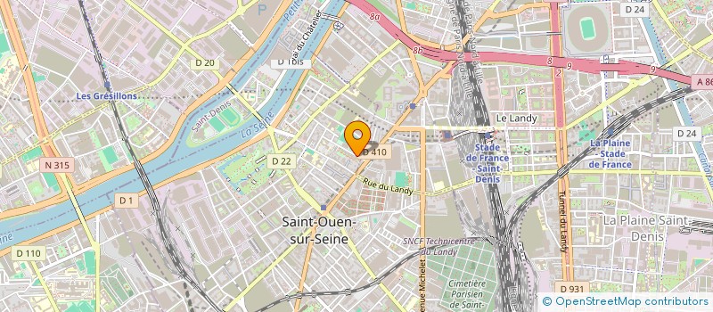 localisation de l'entreprise MAISON AIYANNA à SAINT-OUEN-SUR-SEINE