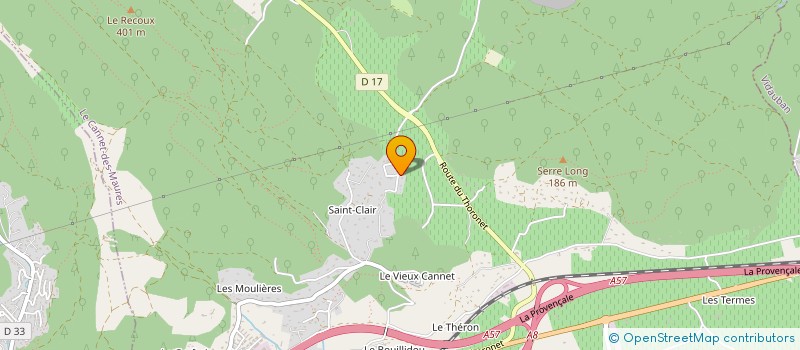 localisation de l'entreprise MAISON AKME  LE CANNET-DES-MAURES