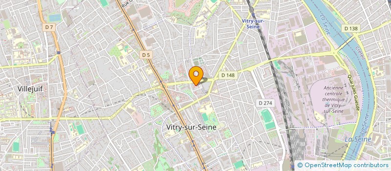 localisation de l'entreprise MAISON AKX'L  VITRY-SUR-SEINE