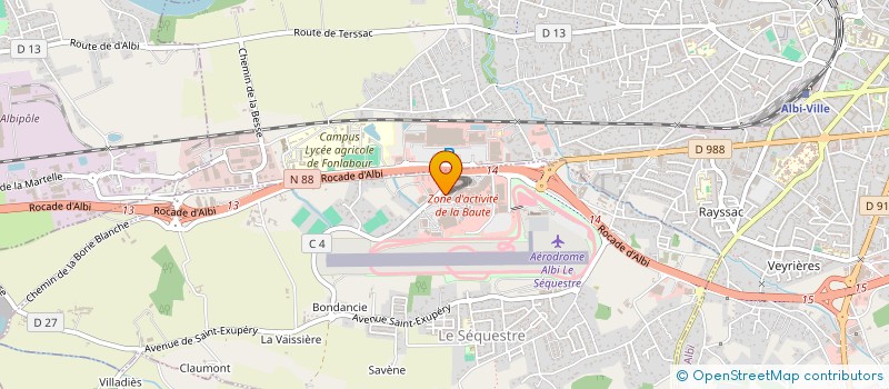 localisation de l'entreprise MAISON ALARY  LE SEQUESTRE