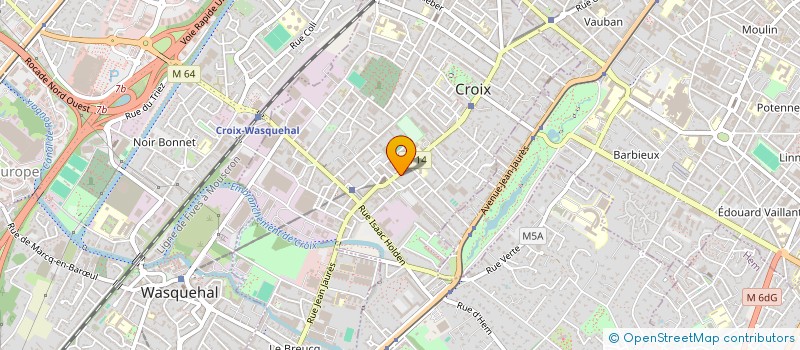 localisation de l'entreprise MAISON ALAUDA à CROIX