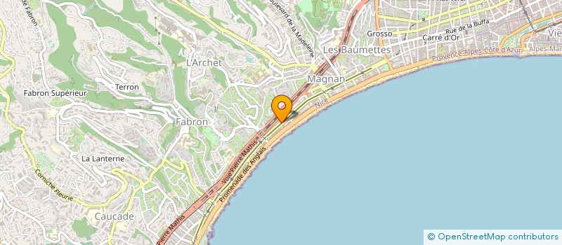 localisation de l'entreprise MAISON ALBERT à NICE