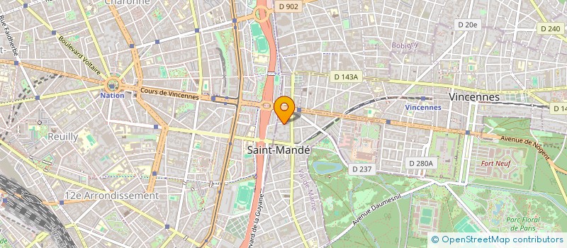 localisation de l'entreprise MAISON ALBERT à CRETEIL