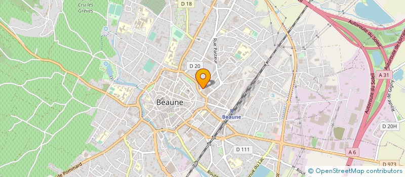 localisation de l'entreprise MAISON ALBERT BICHOT à BEAUNE
