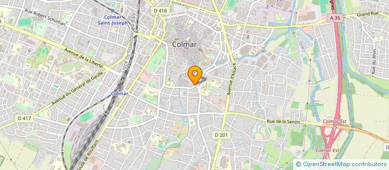 localisation de l'entreprise MAISON ALEXANDRE  COLMAR