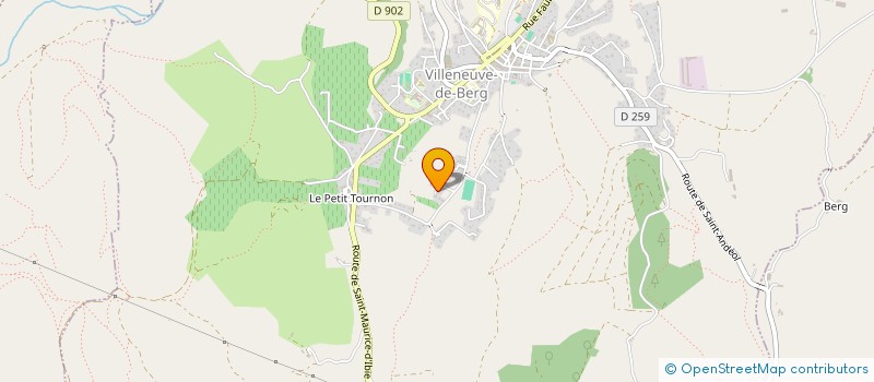 localisation de l'entreprise MAISON ALICIA CHRISTOPHER  VILLENEUVE-DE-BERG