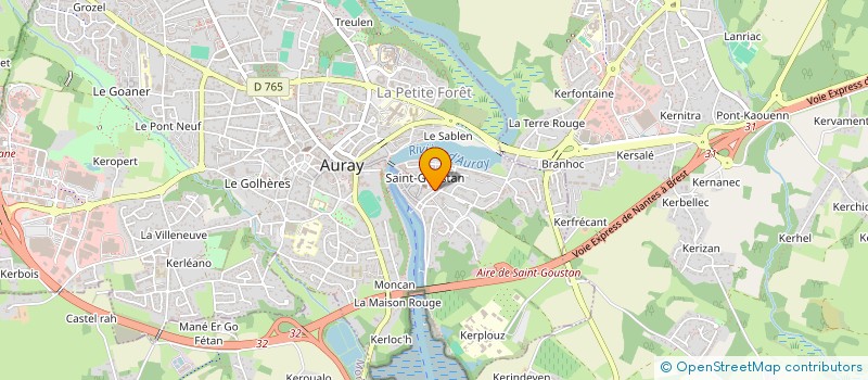 localisation de l'entreprise MAISON ALIX DUMAS à AURAY