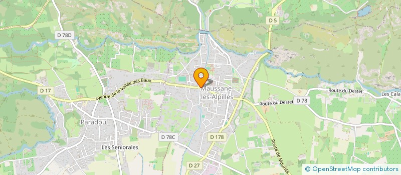 localisation de l'entreprise MAISON ALLARD à MAUSSANE-LES-ALPILLES