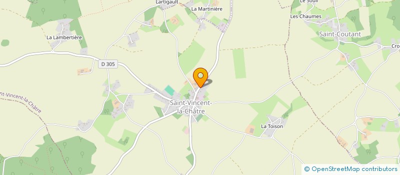 localisation de l'entreprise MAISON ALLIGNE  SAINT-VINCENT-LA-CHATRE