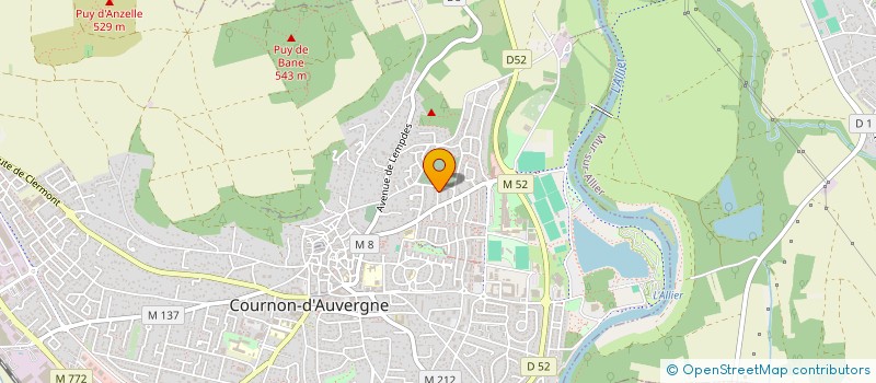 localisation de l'entreprise MAISON ALMA  COURNON-D'AUVERGNE