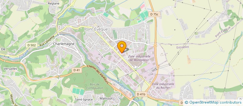 localisation de l'entreprise MAISON ALMA MODE  PONT-EVEQUE