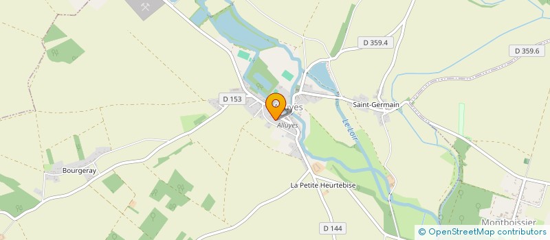 localisation de l'entreprise MAISON AMALIA  ALLUYES