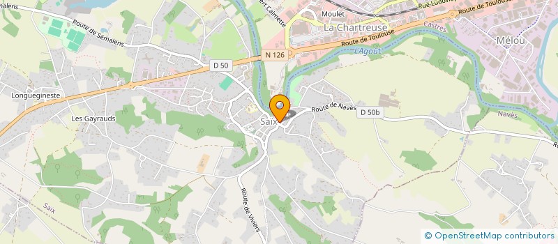 localisation de l'entreprise MAISON AMAT  SAIX