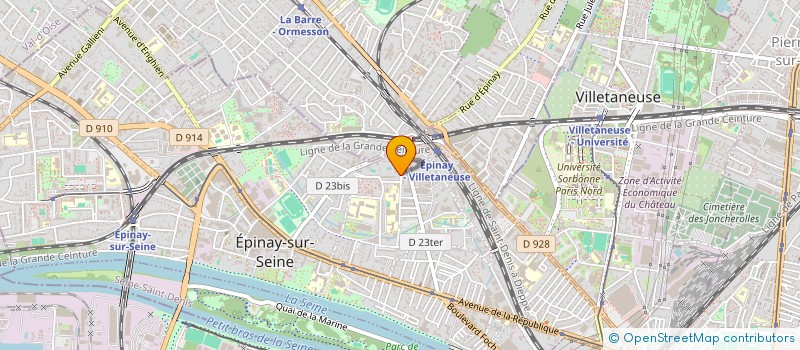 localisation de l'entreprise MAISON AMBITIEUSE MUSIC à EPINAY-SUR-SEINE
