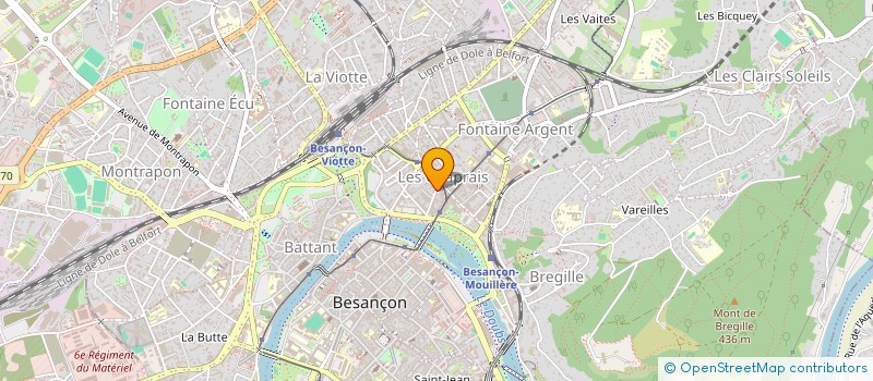 localisation de l'entreprise MAISON AMIOT  BESANCON