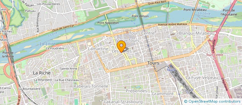 localisation de l'entreprise MAISON AMOUR  TOURS