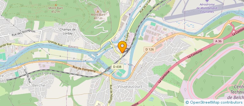 localisation de l'entreprise MAISON AMYR  VOUJEAUCOURT