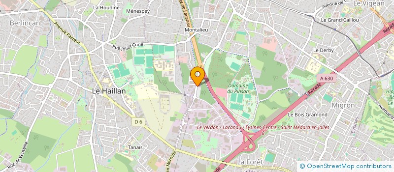 localisation de l'entreprise MAISON ANDRE BEAU SA à EYSINES