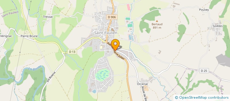 localisation de l'entreprise MAISON ANDREA  SAINT-PAULIEN