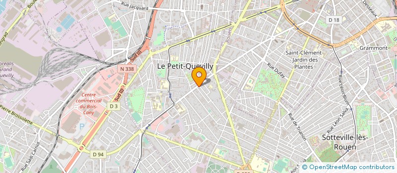 localisation de l'entreprise MAISON ANGRAND à LE PETIT-QUEVILLY