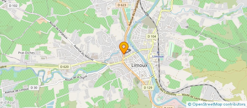 localisation de l'entreprise MAISON ANTECH  LIMOUX