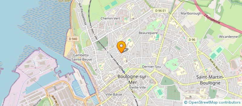 localisation de l'entreprise MAISON ANTIC  BOULOGNE-SUR-MER