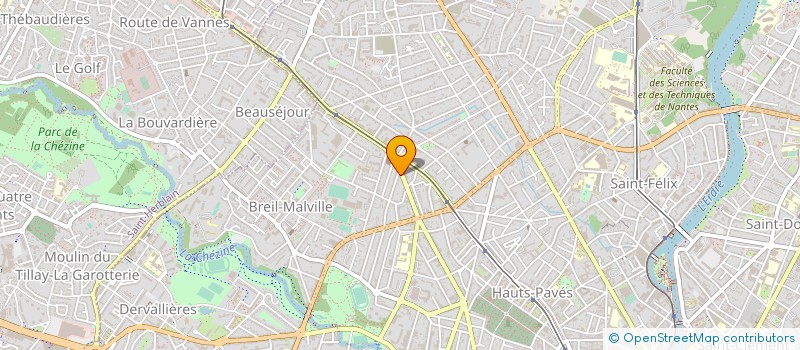 localisation de l'entreprise MAISON ANTOINE SAINTE-THERESE  NANTES