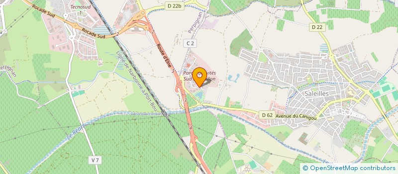 localisation de l'entreprise MAISON ARBELIA  SALEILLES