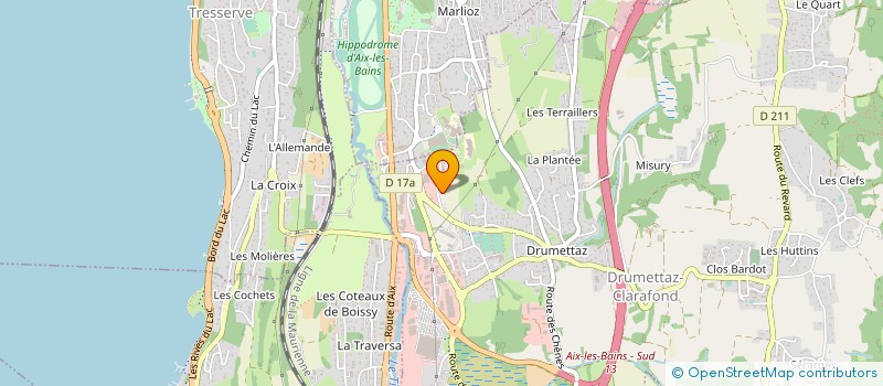 localisation de l'entreprise MAISON ARIA à DRUMETTAZ-CLARAFOND